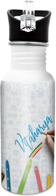 

Hot Muggs Vitaharya-Crayons 600 ml Sipper(Pack of 1, Multicolor)