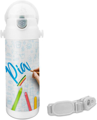

Hot Muggs Pia - Crayons Insulated Astro Bottle 350 ml Sipper(Pack of 1, Multicolor)