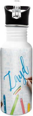 

Hot Muggs Zayd-Crayons 600 ml Sipper(Pack of 1, Multicolor)