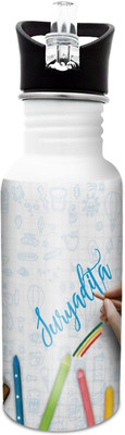 

Hot Muggs Suryadita-Crayons 600 ml Sipper(Pack of 1, Multicolor), White