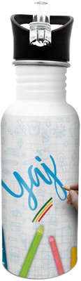 

Hot Muggs Yaj-Crayons 600 ml Sipper(Pack of 1, Multicolor)