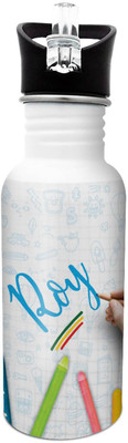 

Hot Muggs Roy-Crayons 600 ml Sipper(Pack of 1, Multicolor)