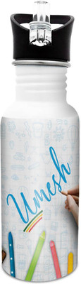 

Hot Muggs Umesh-Crayons 600 ml Sipper(Pack of 1, Multicolor), White