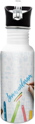

Hot Muggs SOMASUNDARAM-Crayons 600 ml Sipper(Pack of 1, Multicolor), White