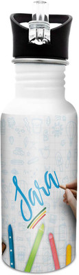 

Hot Muggs Sara-Crayons 600 ml Sipper(Pack of 1, Multicolor)