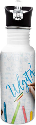

Hot Muggs Udgita-Crayons 600 ml Sipper(Pack of 1, Multicolor), White