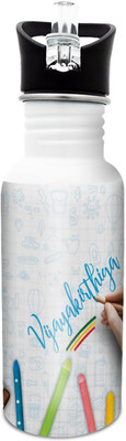 

Hot Muggs Vijayakirthiga-Crayons 600 ml Sipper(Pack of 1, Multicolor), White