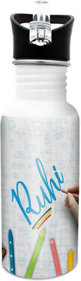 

Hot Muggs Ruhi-Crayons 600 ml Sipper(Pack of 1, Multicolor)