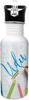 

Hot Muggs Udu-Crayons 600 ml Sipper(Pack of 1, Multicolor)