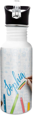 

Hot Muggs Sophia-Crayons 600 ml Sipper(Pack of 1, Multicolor)
