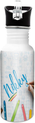 

Hot Muggs Nikky-Crayons 600 ml Sipper(Pack of 1, Multicolor)