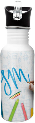 

Hot Muggs S M-Crayons 600 ml Sipper(Pack of 1, Multicolor)