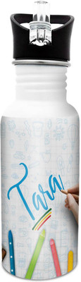 

Hot Muggs Tara-Crayons 600 ml Sipper(Pack of 1, Multicolor), White