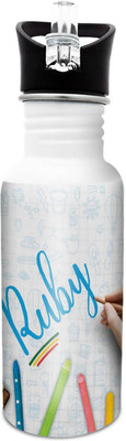 

Hot Muggs Ruby-Crayons 600 ml Sipper(Pack of 1, Multicolor)