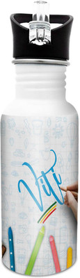 

Hot Muggs Viti-Crayons 600 ml Sipper(Pack of 1, Multicolor), White