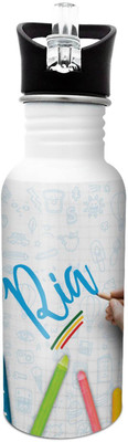 

Hot Muggs Ria-Crayons 600 ml Sipper(Pack of 1, Multicolor)