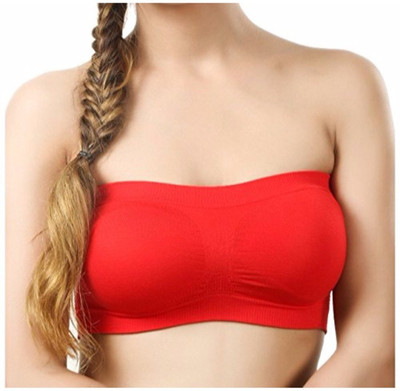 ritu creation Women Tube Non Padded Bra(Red)
