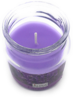 

AuraDecor Highly Fragrance Lavender Jar Candle(Purple, Pack of 1)