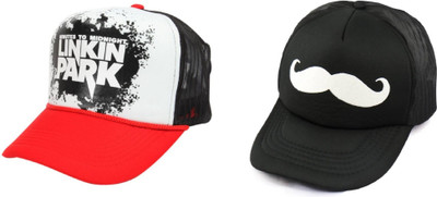 FashMade Printed Sports/Regular Cap Cap(Pack of 2)