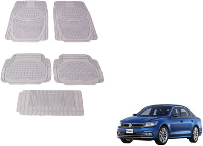 MOCKHE Rubber, Plastic Standard Mat For  Volkswagen Passat(Clear)