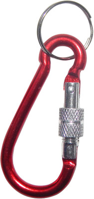 

NPRC Metal carabiner Locking Carabiner(Red)