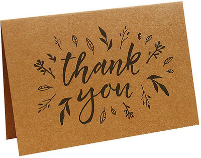 Lusha card001 Greeting Card(Brown, Pack of 10)