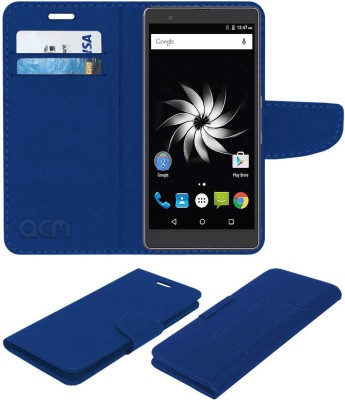 ACM Flip Cover for Yu Yureka Note(Blue, Cases with Holder, Pack of: 1)