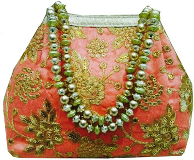

Craftbazaar Party Gold Clutch