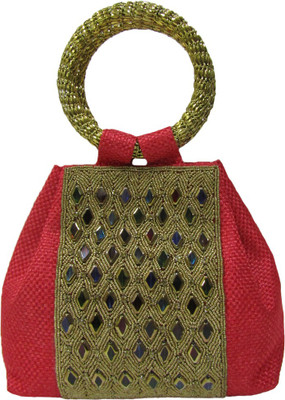 

Deepsum Casual Red Clutch