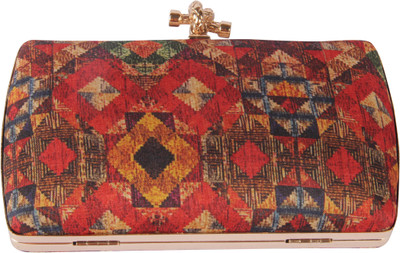

Balee Fashions Formal Maroon Clutch