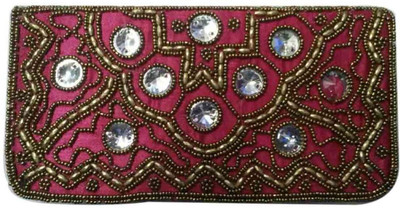 

MDR Handicraft Casual Pink Clutch