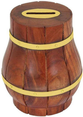 

OnlinePurchas new shaped coin Coin Bank(Brown)