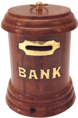 

OnlinePurchas beautiful post office shaped Coin Bank(Brown)