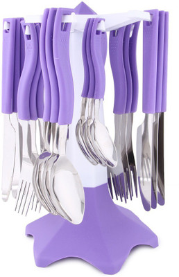 

Jen Trendy Plastic, Steel Cutlery Set(Pack of 24)