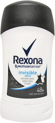 

Rexona Motionsense Invisible Aqua Anti-Perspirant - 40ml Deodorant Stick - For Men & Women(40 ml)