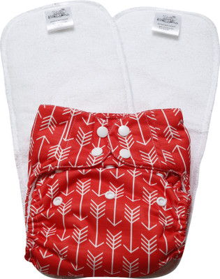 

Apple Blossoms PUL Fabric Red Arrow Printed (OS-PS-AW) One Size-Pocket Style (Snap Closure) Diapers - New Born