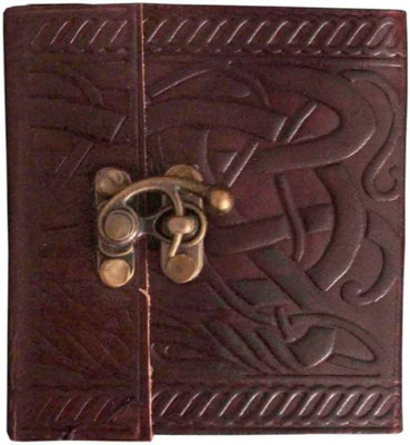 

SR Mart A5 Diary(Brown Designed, Brown)