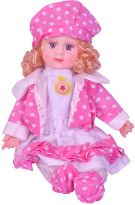

Sajani Soft Girl Singing Songs Baby Doll Toy(Pink)