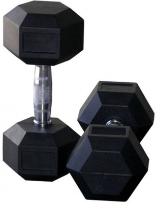 

Lycan 1 Kg Hex Fixed Weight Dumbbell Set ( 1 Pair ) Fixed Weight Dumbbell(2 Kg), Black