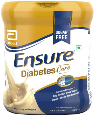 

Ensure Diabetes Care Vanilla Delight Nutrition Drink(400 g, Vanilla Flavored)