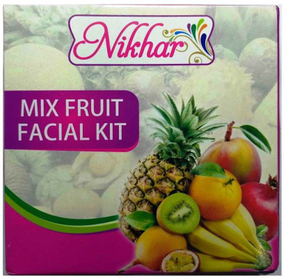 

Nikhar mix fruit facial kit 60 g(Set of 4)