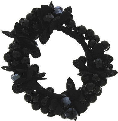 

Anuradha Art Jewellery Rubber Band Rubber Band(Black)