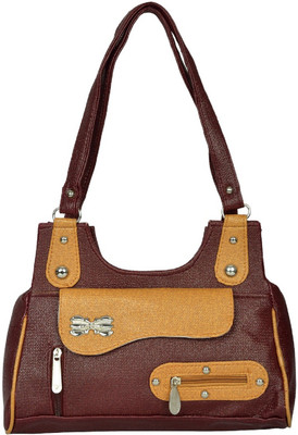

Liger India Hand-held Bag(Brown)