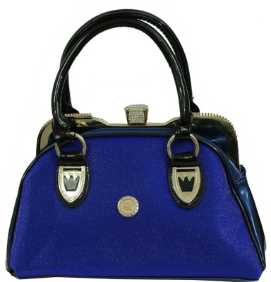 Belleza Hand-held Bag(Blue, Black), Black;blue