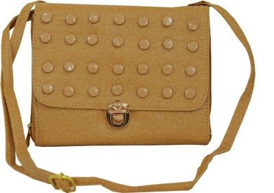 

Adorsy Girls Casual Tan Leatherette Sling Bag