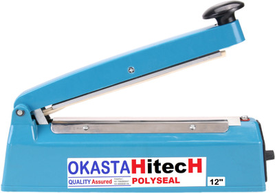 

OKASTA 12 Inch 240MM High Quality Hand Sealing Machine For Plastic Packaging Super Fast/Seal Hand Held Table Top Heat Sealer(240 mm)