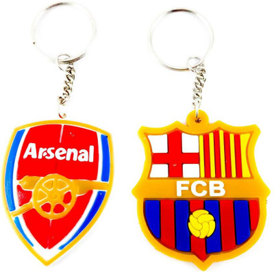 

ShopTop Combo rubber keychain of Football Club Key Chain