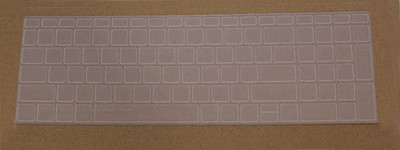 Saco Keyboard Protector Cover Skin Fit for 15-BW096AU 2017 Laptop Keyboard Skin(Transparent)