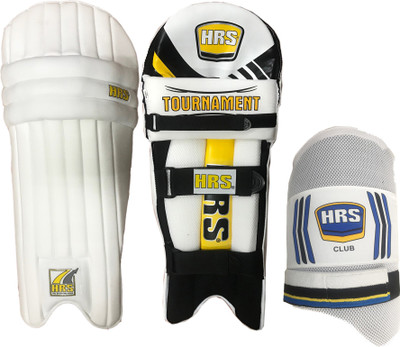 

HRS Legguard Thigh Guard Combo - Tournament Batting Legguard, Men's + Club Thigh Guard, Men's Cricket Kit