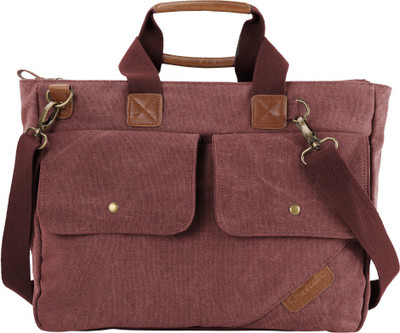 

Portronics 16 inch Expandable Laptop Messenger Bag(Maroon)